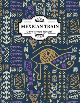 portada Mexican train Game Sheets Record: large size pads were great. Mexican Train Score Record Dominoes Scoring Game Record Level Keeper Book