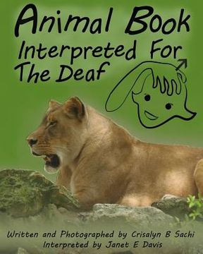 portada Animal Book Interpreted For The Deaf (en Inglés)