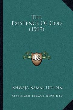 portada the existence of god (1919) (en Inglés)