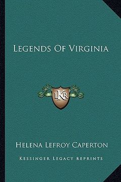 portada legends of virginia (en Inglés)
