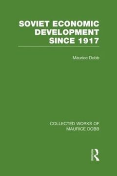 portada Soviet Economic Development Since 1917 (Collected Works of Maurice Dobb) (en Inglés)