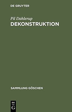 portada Dekonstrucktion: Die Literaturtheorie Der 1990er (Sammlung goschen)