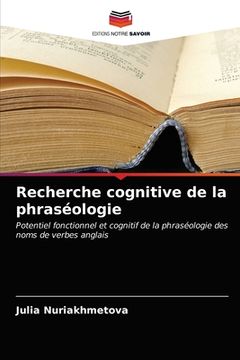 portada Recherche cognitive de la phraséologie (in French)