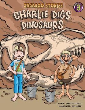 portada Charlie Digs Dinosaurs (en Inglés)