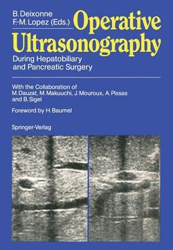 portada operative ultrasonography: during hepatobiliary and pancreatic surgery (en Inglés)