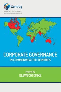 portada Corporate Governance in Commonwealth Countries (en Inglés)