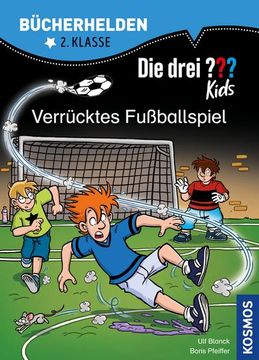 portada Die Drei? Kids, Bücherhelden 2. Klasse, Verrücktes Fußballspiel (en Alemán)
