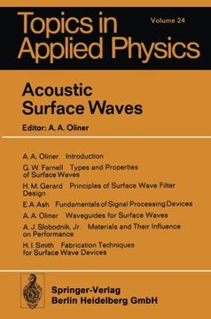 portada Acoustic Surface Waves (Topics in Applied Physics)