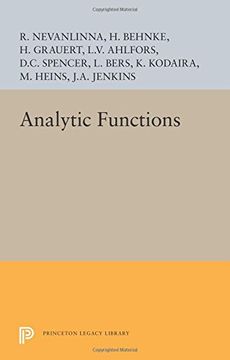 portada Analytic Functions (Princeton Legacy Library)
