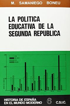 portada Politica Educativa de la Segunda Republica la Bienio Añañista