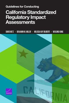 portada Guidelines for Conducting California Standardized Regulatory Impact Assessments (in English)