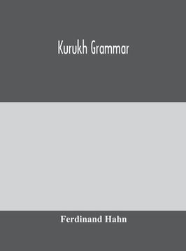 portada Kurukh grammar (en Inglés)