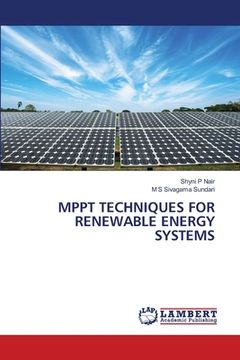 portada Mppt Techniques for Renewable Energy Systems (en Inglés)