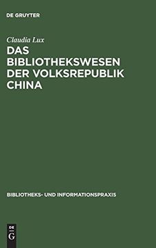 portada Das Bibliothekswesen der Volksrepublik China (in German)