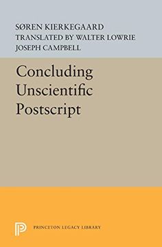 portada Concluding Unscientific Postscript (Princeton Legacy Library) (en Inglés)