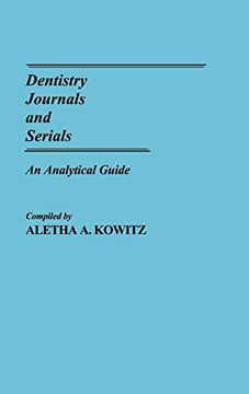 portada Dentistry Journals and Serials: An Analytical Guide (en Inglés)