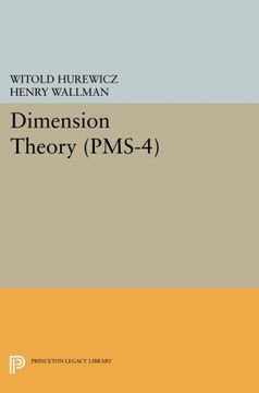 portada Dimension Theory (Pms-4) (Princeton Mathematical Series) (en Inglés)