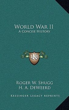 portada world war ii: a concise history (in English)