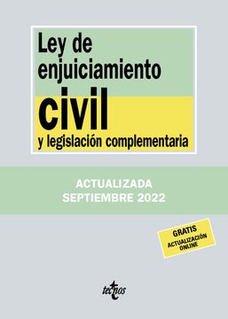 portada Ley de Enjuiciamiento Civil y legislación complementaria (in Spanish)