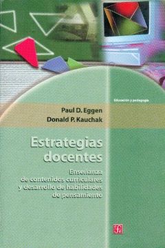 portada Estrategias Docentes: Enseñanza de Contenidos Curriculares y Desa Rrollo de Habilidades de Pensamiento (in Spanish)