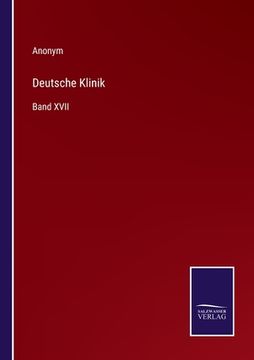 portada Deutsche Klinik: Band XVII (en Alemán)