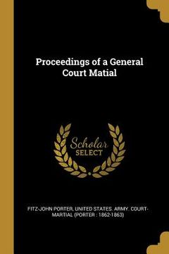 portada Proceedings of a General Court Matial