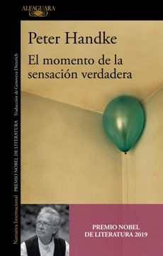 portada El momento de la sensación verdadera (in Spanish)