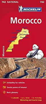 portada Morocco - Michelin National map 742: Map (Michelin National Maps) 