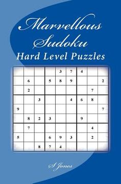 portada Marvellous Sudoku: Hard Level Puzzles (en Inglés)