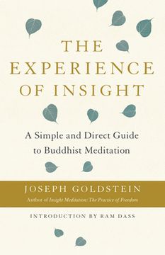 portada The Experience of Insight: A Simple and Direct Guide to Buddhist Meditation (en Inglés)