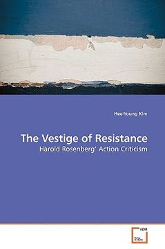 portada the vestige of resistance (en Inglés)