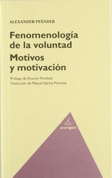 portada Fenomenología de la Voluntad (in Spanish)