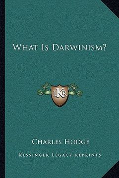 portada what is darwinism? (en Inglés)