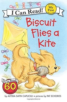 portada Biscuit Flies a Kite (My First I Can Read) (en Inglés)