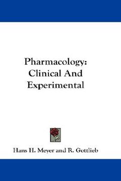 portada pharmacology: clinical and experimental (en Inglés)
