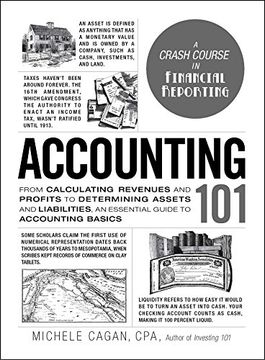 portada Accounting 101: From Calculating Revenues and Profits to Determining Assets and Liabilities, an Essential Guide to Accounting Basics (Adams 101)