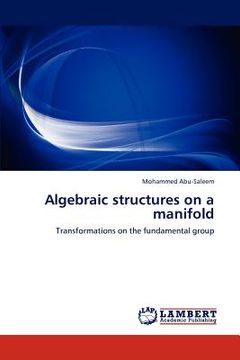 portada algebraic structures on a manifold (en Inglés)