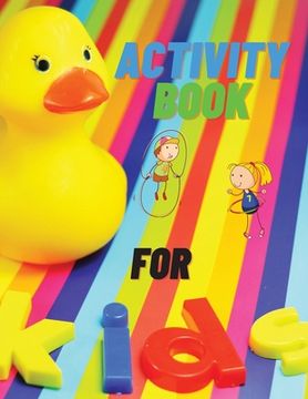 portada Activity Book for Kids Ages 4-8: Interactive Activity Book Coloring and Activity Book for Kids Ages 4-8 (en Inglés)