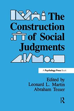 portada The Construction of Social Judgments (Cog Studies grp of the Inst for Behavioral Research at Uga)