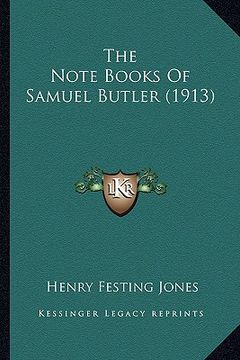 portada the note books of samuel butler (1913)