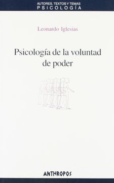 portada Psicología de la Voluntad de Poder (in Spanish)