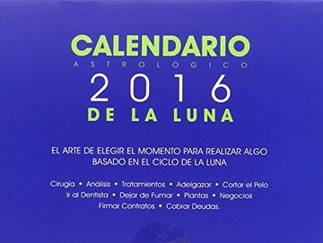 portada Calendario Astrológico 2016 De La Luna
