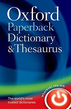 portada Oxford Paperback Dictionary & Thesaurus (en Inglés)