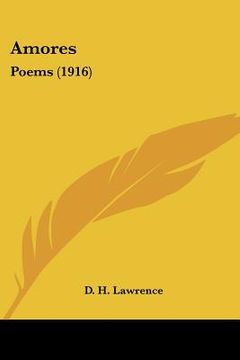 portada amores: poems (1916) (en Inglés)