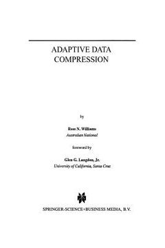 portada Adaptive Data Compression (en Inglés)