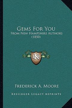 portada gems for you: from new hampshire authors (1850) (in English)