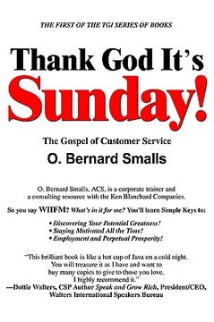 portada thank god it's sunday!: the gospel of customer service (en Inglés)
