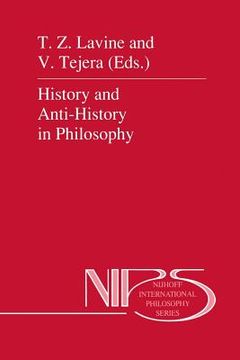 portada History and Anti-History in Philosophy (en Inglés)