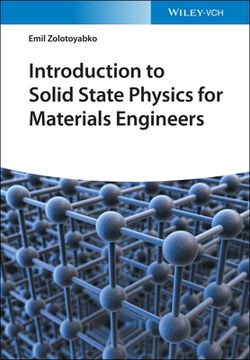 portada Introduction to Solid State Physics for Materials Engineers (en Inglés)