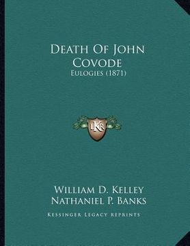 portada death of john covode: eulogies (1871)